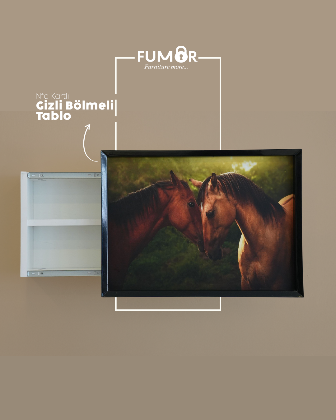 Nfc Kartlı Gizli Bölmeli Tablo