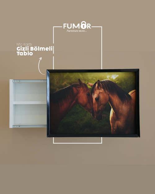 Nfc Kartlı Gizli Bölmeli Tablo