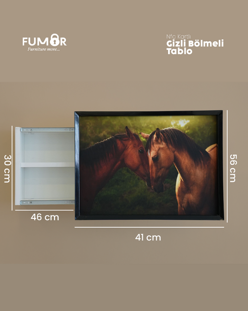 Nfc Kartlı Gizli Bölmeli Tablo